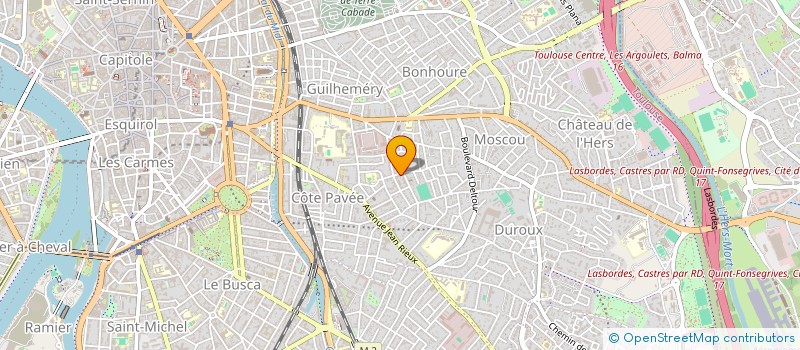 localisation de l'entreprise AMBULANCIERS DE FRANCE à TOULOUSE