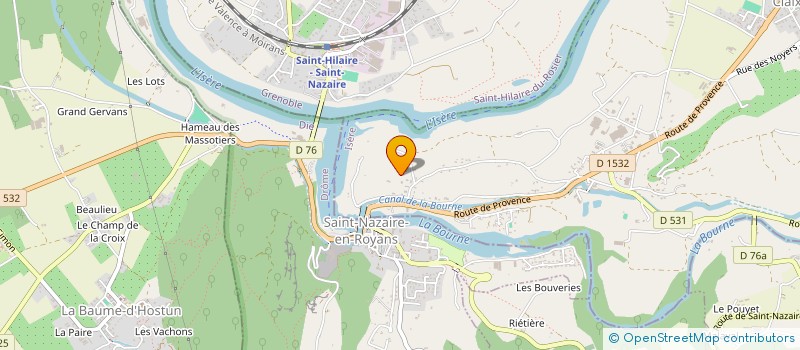 localisation de l'entreprise AMBULATOIRE-SANTE  SAINT-JUST-DE-CLAIX