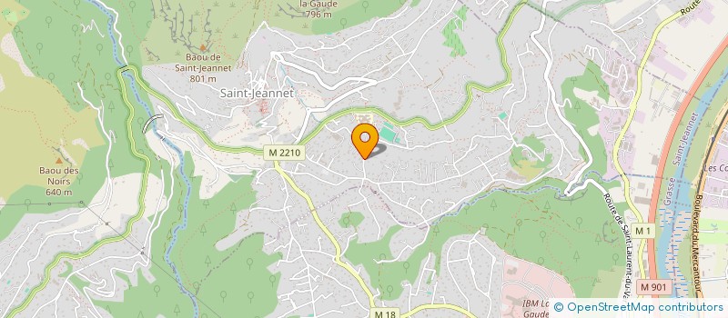 localisation de l'entreprise AMBUMED  SAINT-JEANNET