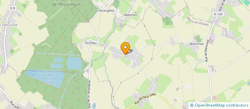 localisation de l'entreprise AMBW IMMO  MONS-EN-PEVELE