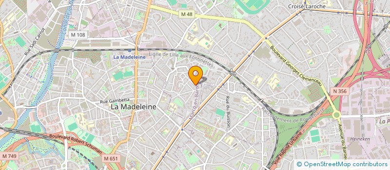 localisation de l'entreprise AMBZ à MARCQ-EN-BARŒUL
