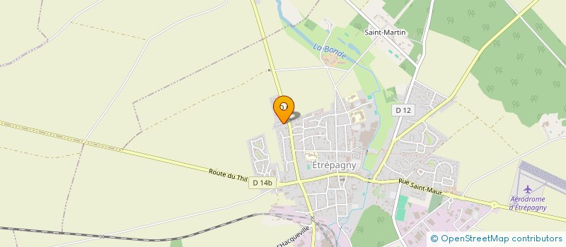 localisation de l'entreprise AMC  ETREPAGNY