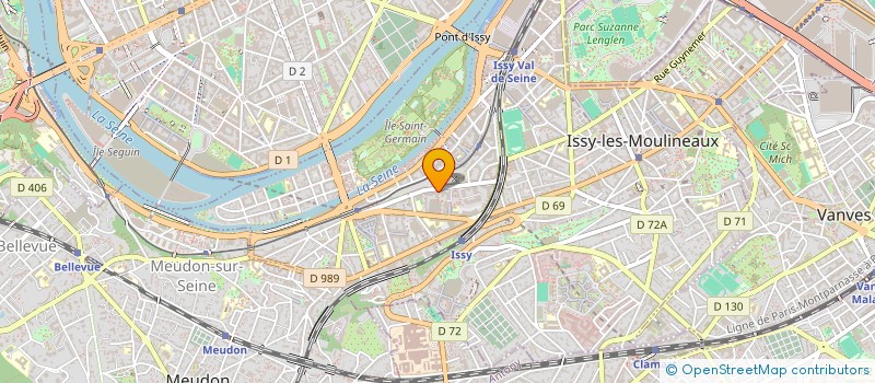 localisation de l'entreprise AMC à ISSY-LES-MOULINEAUX