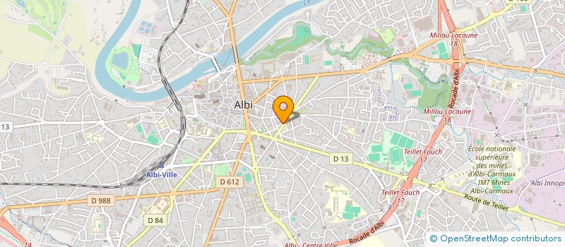 localisation de l'entreprise AMC à ALBI