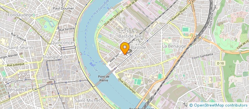 localisation de l'entreprise AMC à BORDEAUX