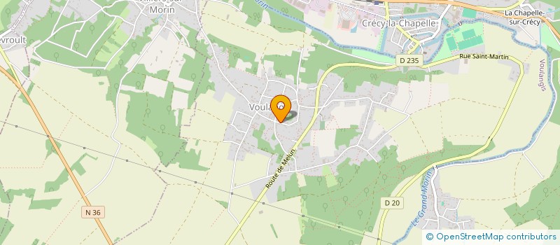 localisation de l'entreprise AMC 77 à CRECY-LA-CHAPELLE