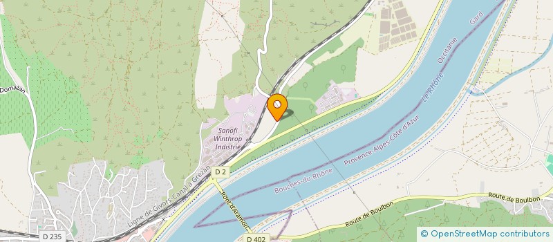 localisation de l'entreprise AMC  ARAMON