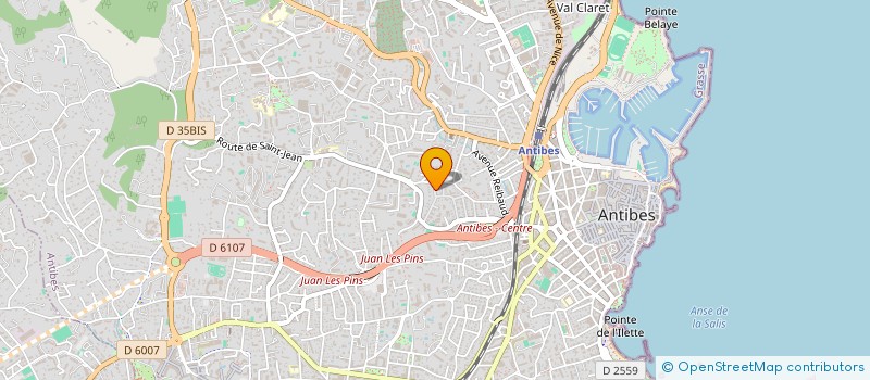 localisation de l'entreprise AMC à ANTIBES