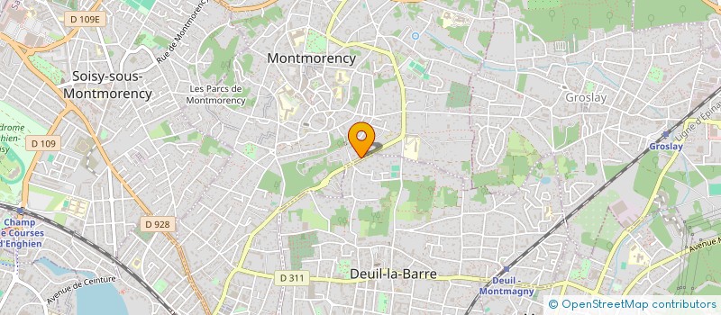 localisation de l'entreprise AMC  MONTMORENCY