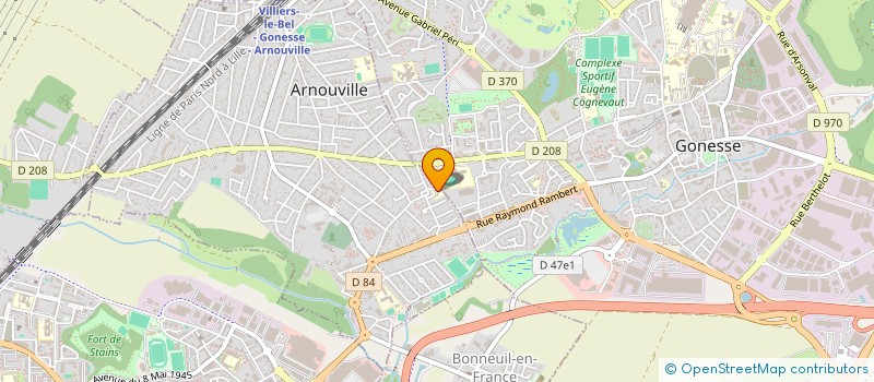 localisation de l'entreprise AMC à ARNOUVILLE