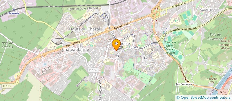 localisation de l'entreprise AMC  SERMANGE