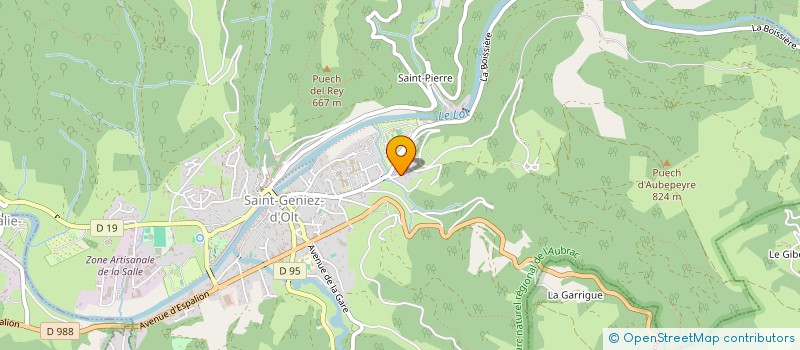 localisation de l'entreprise AMC  SAINT GENIEZ D'OLT ET D'AUBRAC