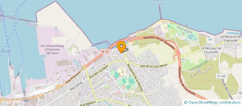 localisation de l'entreprise AMC à CHERBOURG-EN-COTENTIN