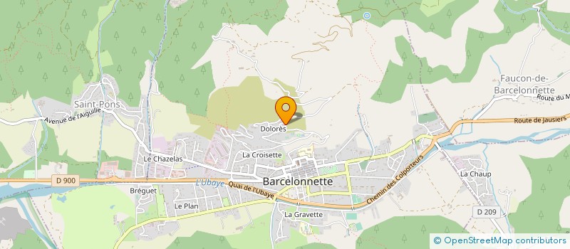 localisation de l'entreprise AMC à BARCELONNETTE
