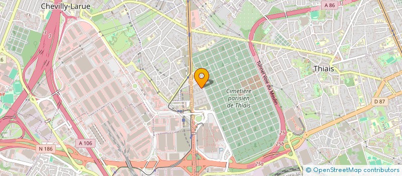 localisation de l'entreprise AMC  THIAIS