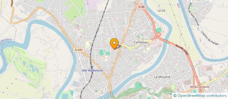 localisation de l'entreprise AMC à ALBI