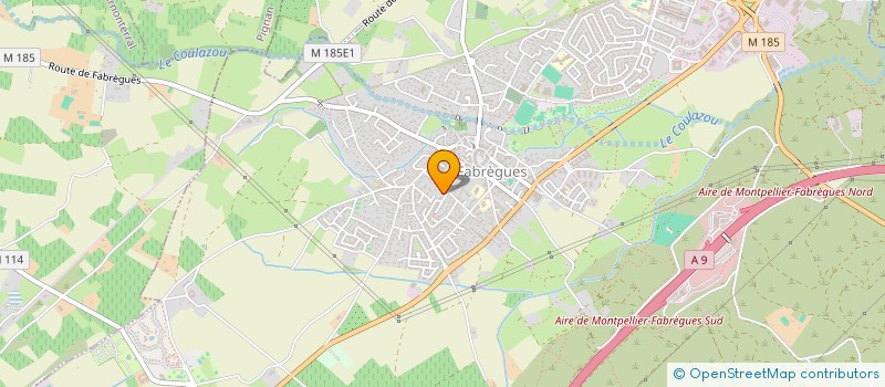 localisation de l'entreprise AMC  FABREGUES