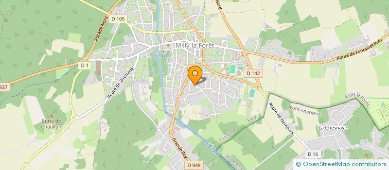 localisation de l'entreprise AMC à MILLY-LA-FORET