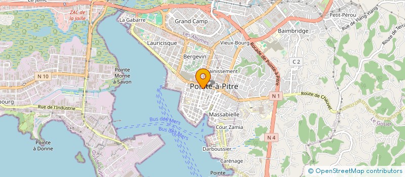localisation de l'entreprise AMC ANTI MARKETING CORPORATION à POINTE A PITRE