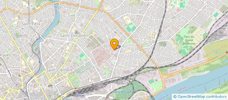localisation de l'entreprise AMC ARCHI à NANTES