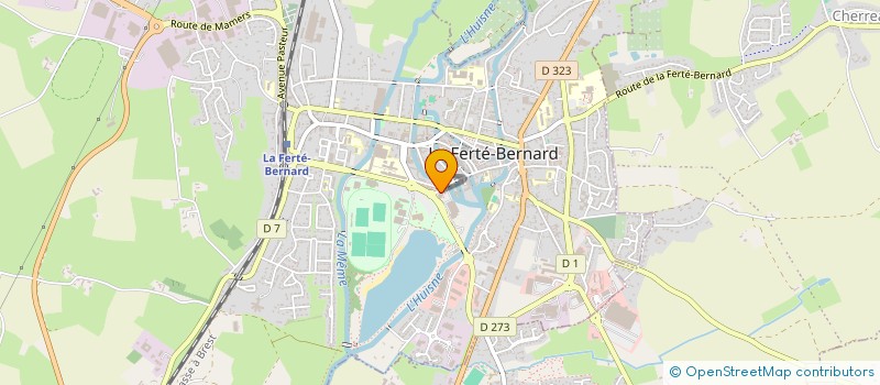 localisation de l'entreprise AMC ARCHITECTES  LA FERTE-BERNARD