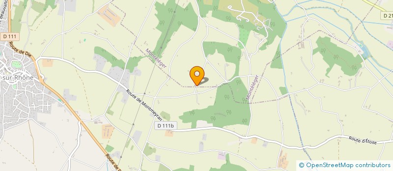 localisation de l'entreprise AMC ATELIER  MONTELEGER