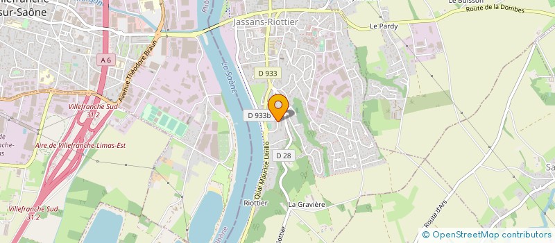 localisation de l'entreprise AMC AUTO 01 à JASSANS-RIOTTIER