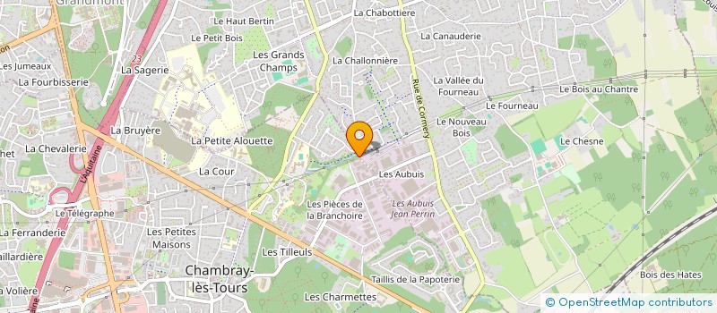 localisation de l'entreprise AMC AUTOMOBILES à CHAMBRAY-LES-TOURS