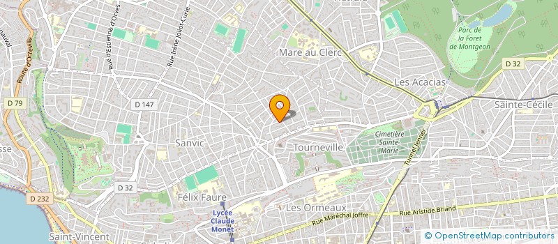 localisation de l'entreprise AMC BROUDIC  LE HAVRE