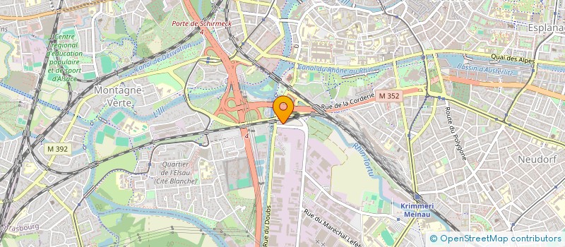 localisation de l'entreprise AMC BTP GRAND EST à STRASBOURG