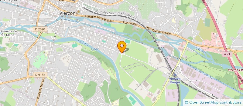 localisation de l'entreprise AMC CARDOSO  VIERZON