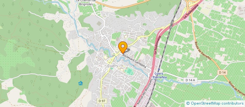 localisation de l'entreprise AMC CENON  CUERS