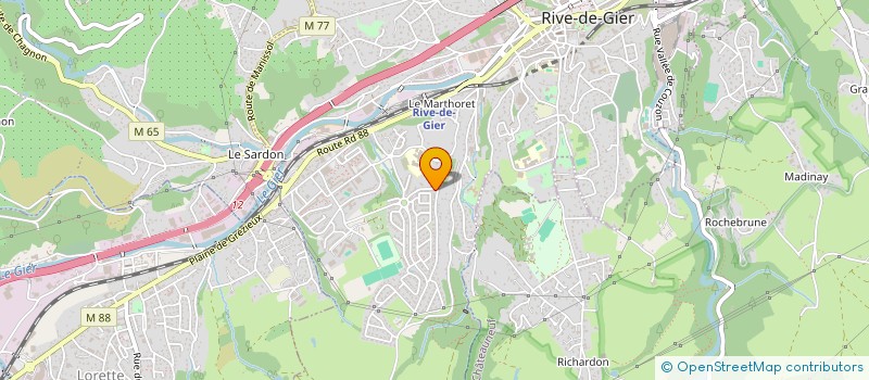 localisation de l'entreprise AMC CLEAN  RIVE-DE-GIER