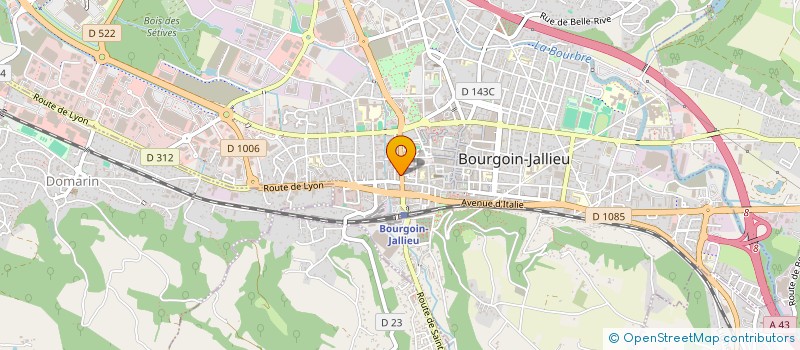 localisation de l'entreprise AMC COMMUNICATION  BOURGOIN-JALLIEU