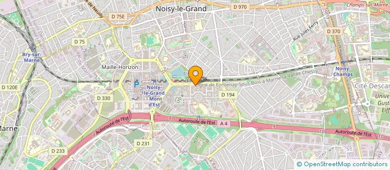 localisation de l'entreprise AMC COMPTA  NOISY-LE-GRAND