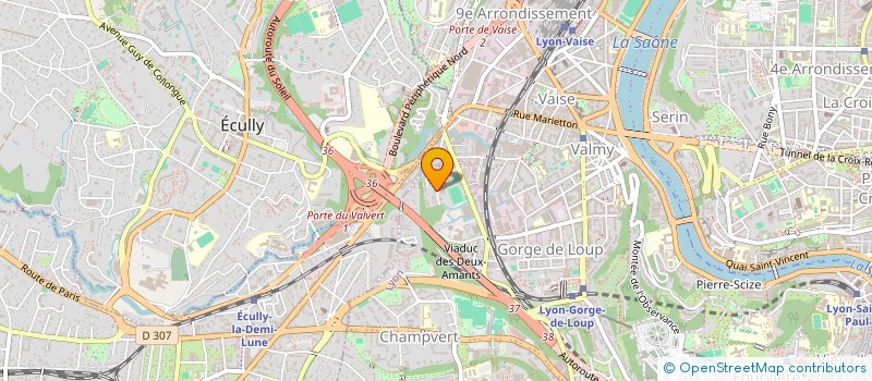 localisation de l'entreprise AMC CONSTRUCTION à LYON