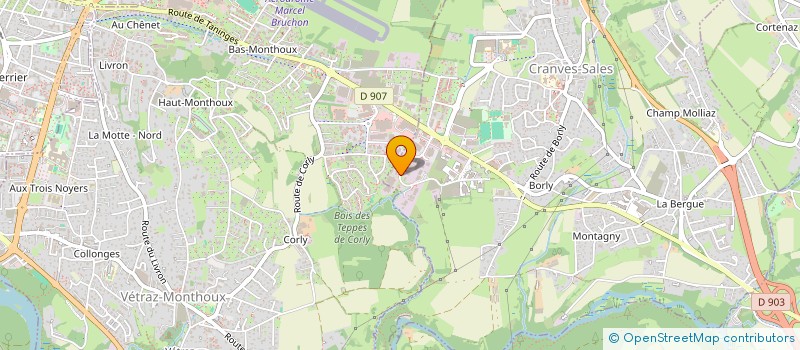 localisation de l'entreprise AMC CONSTRUCTIONS  CRANVES-SALES