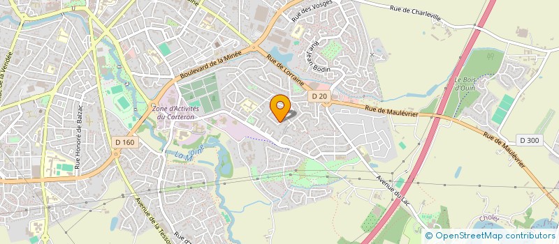 localisation de l'entreprise AMC CONSULTING à CHOLET