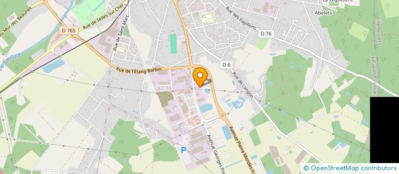 localisation de l'entreprise AMC DIFF SOLOGNE  ROMORANTIN-LANTHENAY