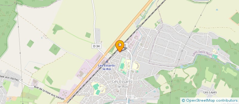 localisation de l'entreprise AMC DIFFUSION à LES ESSARTS-LE-ROI