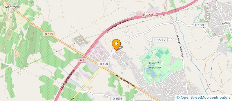 localisation de l'entreprise AMC ECOPUR 34 à MEZE