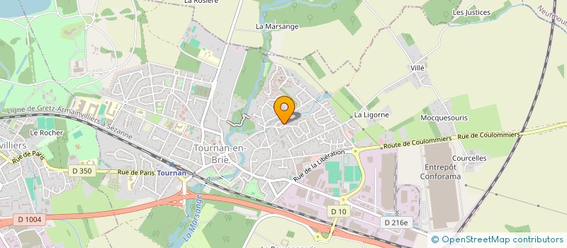 localisation de l'entreprise AMC ECS  TOURNAN-EN-BRIE