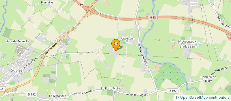 localisation de l'entreprise AMC ENGAGEMENT à GUERON