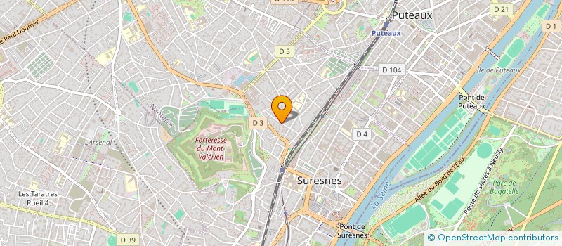 localisation de l'entreprise AMC ESTATE à SURESNES