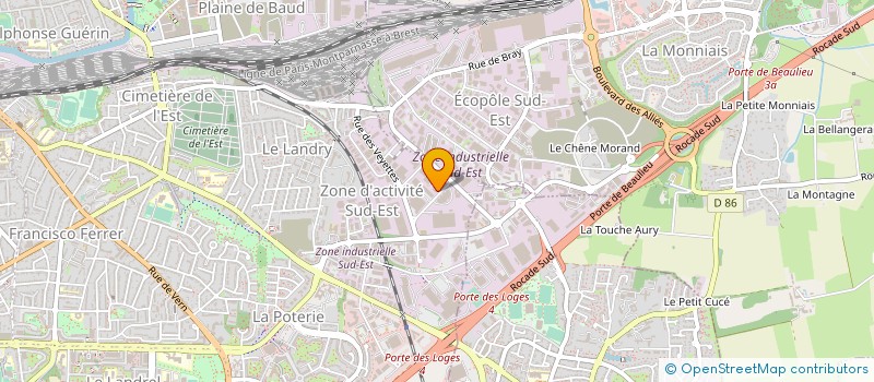 localisation de l'entreprise AMC FORMATION  RENNES