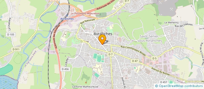 localisation de l'entreprise AMC FOURNITURES à AVRANCHES