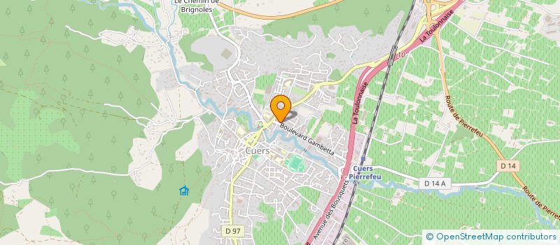 localisation de l'entreprise AMC GAP  CUERS