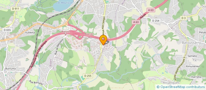 localisation de l'entreprise AMC GROUPE à BIDART