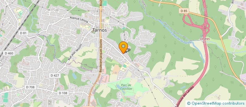 localisation de l'entreprise AMC HOLDING  ANGLET