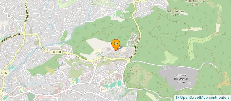 localisation de l'entreprise AMC - HTA  SAINT-RAPHAEL